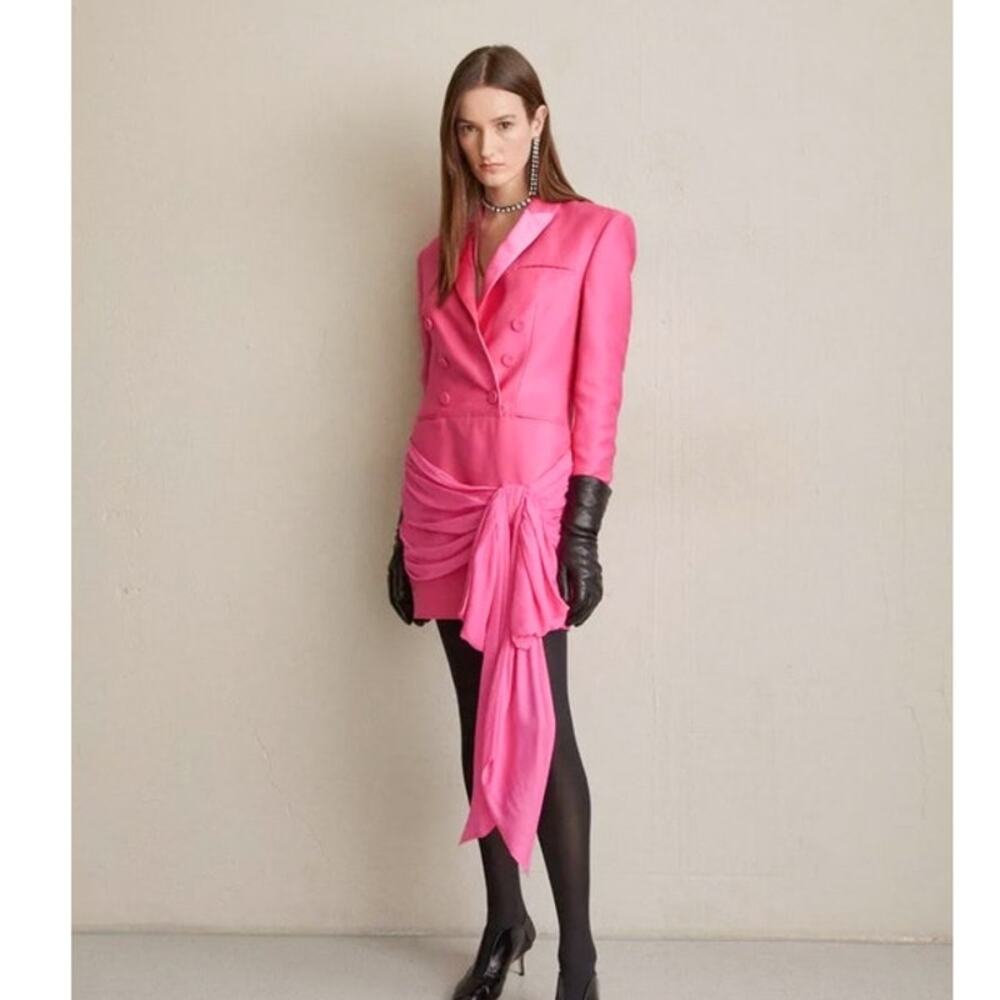NEW Philosophy Di Lorenzo Serafini Knotted Blazer Dress EU 40 Luxury Runway US 4